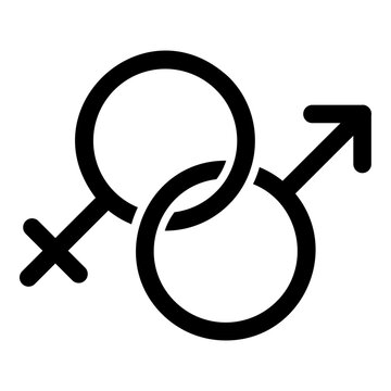 Sex, relationships and genders icon