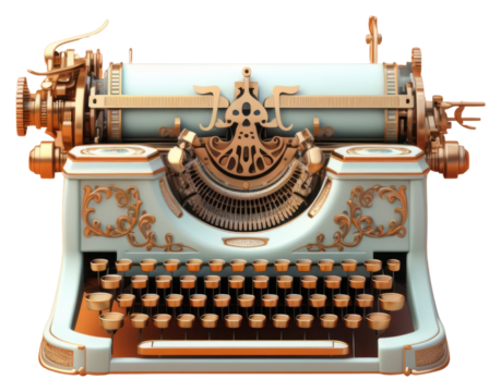 PNG Typewriter electronics technology nostalgia transparent background