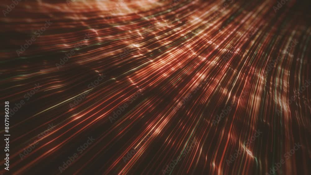 Poster abstract flowing lines background/ animation of an abstract background of flowing and streaming ligh