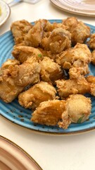 A portion of dogfish in marinade. A typical tapa of Spanish cuisine.