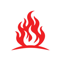 flame fire logo template, flame fire logo element, flame fire logo vector illustration