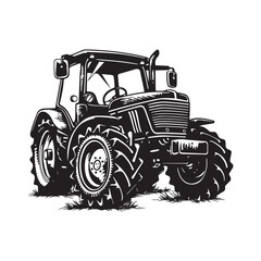 Tractor Vector Images. Tractor  on White Background