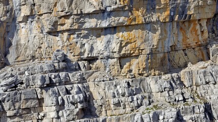 Fototapeta premium large rock wall in the mountains