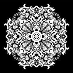 Vector Luxury ornament floral vector Illustration