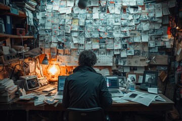 Journalist Seeking Truth Amidst Information Chaos