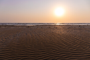 Beautiful sunrise over the sea.