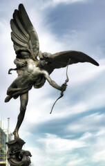 London (UK) Shaftesbury Memorial Fountain Winged statue of Anteros