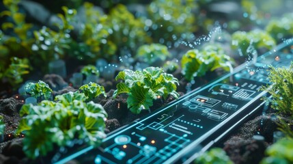 High-Tech Agriculture: Smart Farming Innovations with Advanced Monitoring Systems. Generative ai