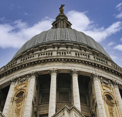 St Paul's Cathedral is one of London's most famous sights. Its dome, one of the tallest in the world, surrounded by the church spiers of Wren's City, and part of the London skyline