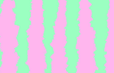 Green and Pink color stripe hand drawn background.