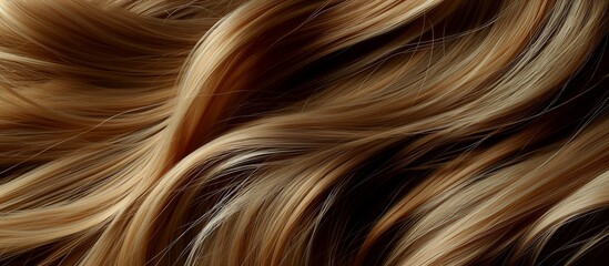 Caramel honey hair background. healthy, smooth, shiny texture for sale on photo stock