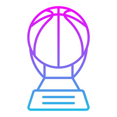 Basketball trophy Icon