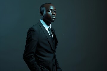 Obraz premium Confident Man in Suit 3
