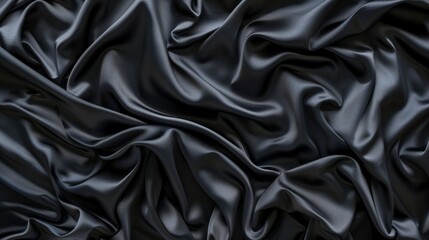 Long pattern on black fabric hyper realistic 