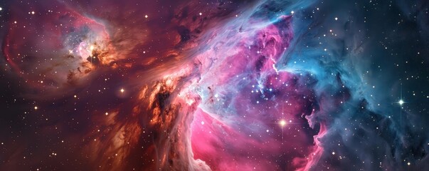 Explore the Orion Nebula, a beautiful and complex region of star formation