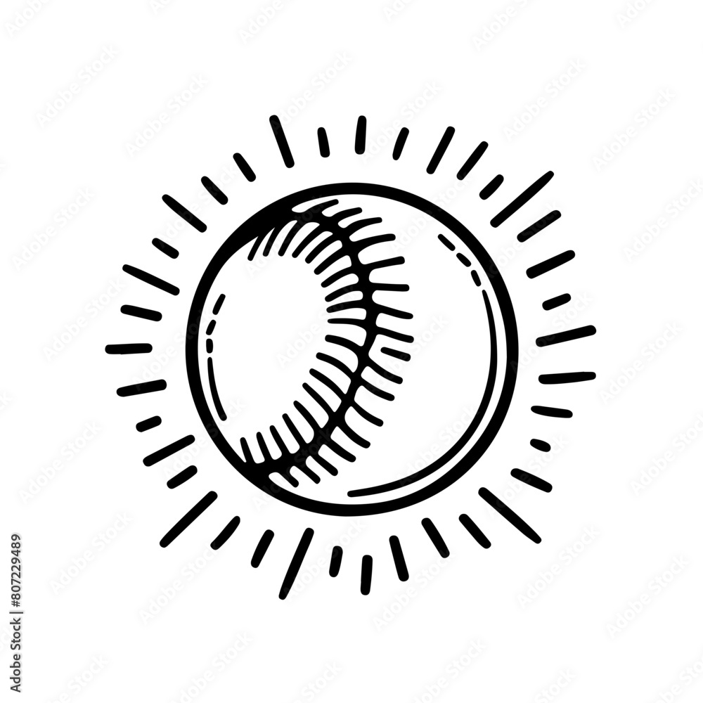 Canvas Prints Baseball Icon