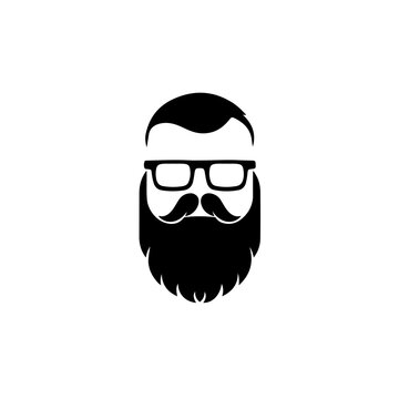 recommend clip art: Bearded Man Face