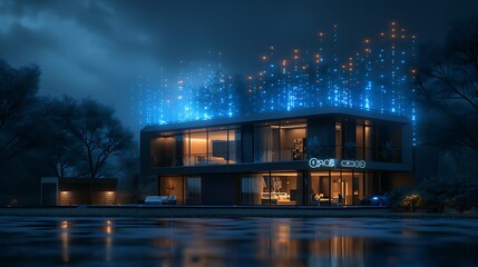 Obraz premium New gen smart home technology for homes