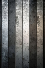 Abstract design with vertical gradient stripes from gunmetal to silver modern wallpaper