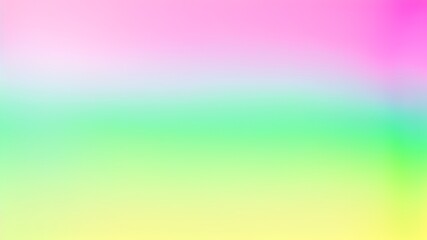 Pink green yellow blue transition plain background. Blur gradient abstract template. Defocus joyful illustration