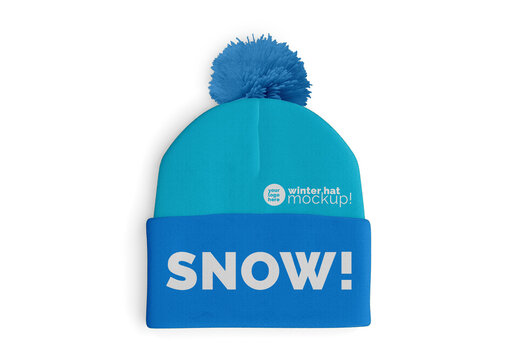 Winter Hat Mockup