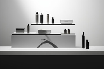 Minimalist display for showcasing products