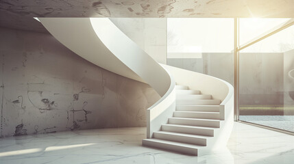 staircase in a building