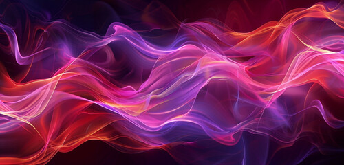 Electric violet red abstract waves styled as flames ideal for a vibrant passionate background