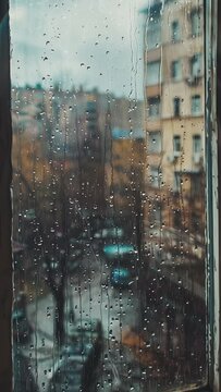 rain on the window