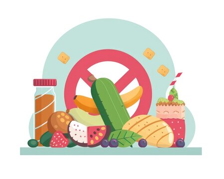 No Diabetes - An Illustration Design for Diabetes Prevention through Healthy Activity and Diet
