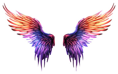 Obraz premium PNG Bird creativity feather purple.