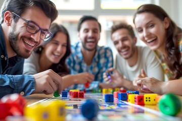 Business meeting with gamification elements to enhance engagement