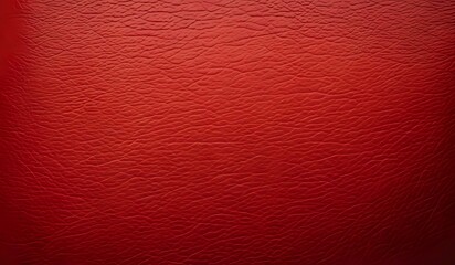 Fototapeta premium Background texture of a wrinkled red leather surface. AI Generated