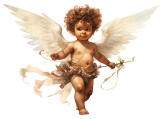 PNG Angel baby representation creativity.