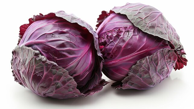 Red cabbages, also known as purple cabbages, are a type of cabbage that is deep red or purple in color