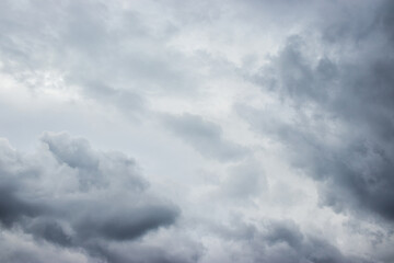 storm clouds in gray tones