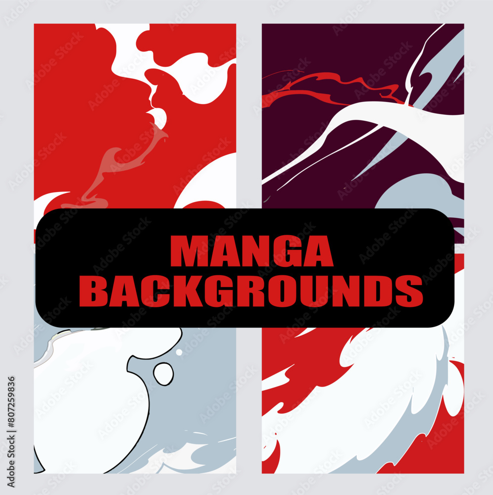 Poster abstract comic book style backgrounds with visual effects of explosions and dust clouds.