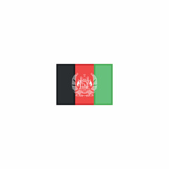 Afghanistan national flag vector small