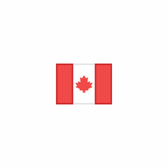 canada national flag leaf vector