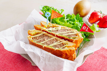 ランチのホットサンド