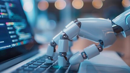 A blue background with a lot of numbers and dots