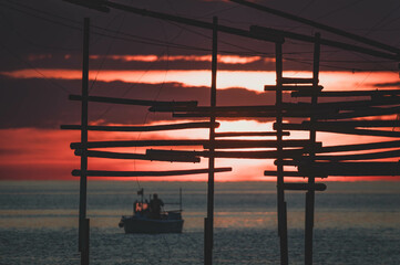 Sonnenaufgang Trabocco Punta