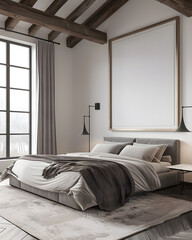 modern cozy master bedroom