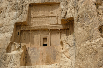 Naqsh-e Rostam is an ancient archeological site and necropolis located near Persepolis in Fars province, Iran.