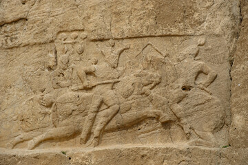Naqsh-e Rostam is an ancient archeological site and necropolis located near Persepolis in Fars province, Iran.