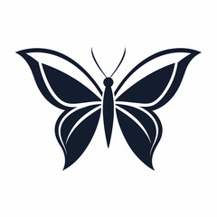 A butterfly logo vector art illustration (41)