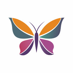 A butterfly logo vector art illustration (46)