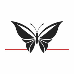 A butterfly logo vector art illustration (49)