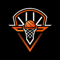 Basketball logo vector art illustration (30)