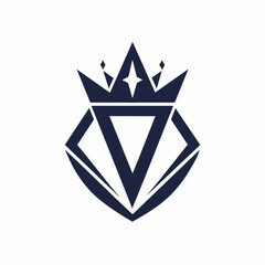 Crown logo vector art illustration (11)